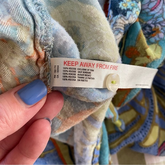 Anthropologie Colorful Utility Lounge Pajama Set Small - Picture 16 of 16